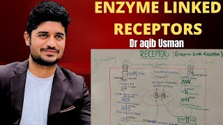 TRANSMEMBRANE ENZYME LINKED RECEPTORS  RECEPTOR TYROSINE KINASE amp JAKSTAT SIGNALLING PATHWAY [upl. by Medovich]