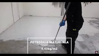 Izrada EpoxyFloor Betonskog Premaza [upl. by Irrak]