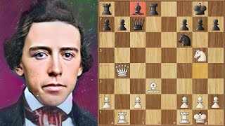 Activity Above All Mr Anderssen  Morphy vs Anderssen 1858  GAME 7 [upl. by Edmon323]