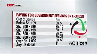 E Citizen services charged Government introduces E Citizen charges for services [upl. by Esydnac802]