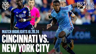 Match Highlights  FC Cincinnati 10 New York City FC  October 28 2024 [upl. by Ttegirb]