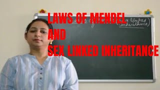 LAWS OF MENDEL AND SEX LINKED INHERITANCEEasy explanation AS PER ICSE Class 10th [upl. by Ellehsad]