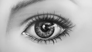 How To Draw An Eye Time Lapse  Learn To Draw a Realistic Eye with Pencil [upl. by Salena]