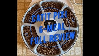 Catit Pixi 6 Meal Full Review  Unpacking Onboarding Programming [upl. by Yhtuv]