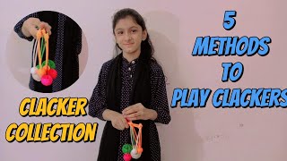 Clacker collection  5 ways to play clackersMilliChilliVibes [upl. by Acessej]