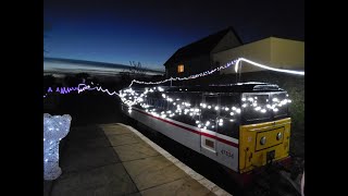 Illuminated quotJerry Leequot ride on the Ropley Miniature Railway  02122023 [upl. by Noed744]