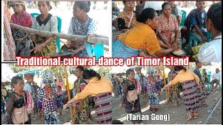 Traditional cultural dance of Timor IslandTarian budaya tradisional pulau TimorTarian Gong [upl. by Chadwick]