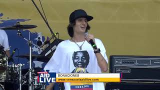 Danny Ocean Cantando la canción de Dembow y Me Rehusó en el concierto de Venezuela Aid Live [upl. by Kablesh]