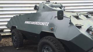 Bundesgrenzschutz panzer Sonderwagen des Bundesgrenzschutz BGS [upl. by Fiertz]