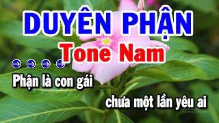 Duyên Phận Karaoke Tone Nam Nhạc Sống Beat Chuẩn Hay Nhất  Karaoke Tuyển Chọn [upl. by Gudrun]