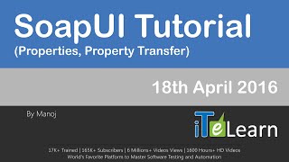 SoapUI Tutorials Properties Property Transferquot [upl. by Eltrym]