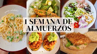 7 Almuerzos Saludables para toda la Semana [upl. by Russel]