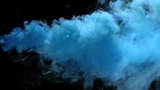 Free Slow Motion Footage Angry Blue Smoke [upl. by Byran]