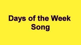 Days of the Week Song in Spanish [upl. by Custer]