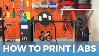 How To Succeed When 3D Printing With ABS Filament  How To 3D Print Tutorial [upl. by Nnylrats]