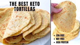 The Best Keto Tortillas EVER Make Low Carb Tortillas Without Almond Flour [upl. by Ennahgiel]