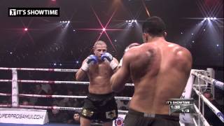 FIGHT Badr Hari TKO vs Gokhan Saki  Retirement fight ITS SHOWTIME 55 [upl. by Ermentrude231]