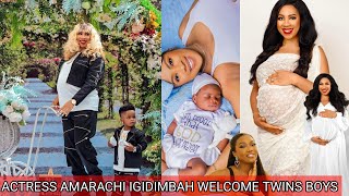 Àçtress Amarachi Igidimbah welcome 2nd baby boy on the day she birth her first Son [upl. by Higley]