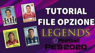 PES 2020 TUTORIAL PS4  COME INSERIRE LE SQUADRE LEGGENDE  NUOVE COMPETIZIONI [upl. by Giovanna]