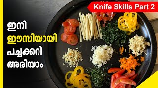 How to cut vegetable like a chef easy way to cut veggies  Knife Skills Part 2  Tips amp Tricks [upl. by John]