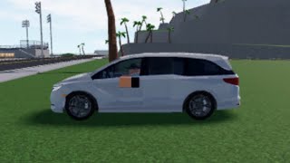 Roblox Car Crushers 2 Honda Odyssey amp Honda Civic LX Crash Testing HD [upl. by Duky]