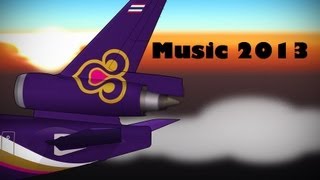 Thai Airways BoardingInflight music 2013 HD [upl. by Herrmann]