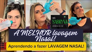 A melhor lavagem nasal com soro [upl. by Pepillo]