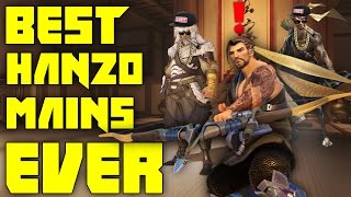 Overwatch  BEST HANZO MAINS EVER ft Stylosa [upl. by Mensch]