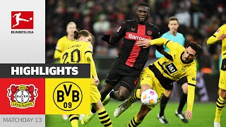 Top Thriller Boniface Levels It For B04  Bayer Leverkusen  Dortmund 11  Highlights  MD 13 [upl. by Ardussi479]