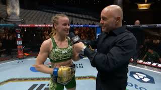 NocheUFC Valentina Shevchenko Entrevista en el Octágono [upl. by Disraeli]