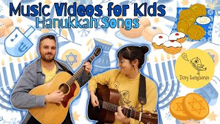 Hanukkah Songs for Children  Kids Songs  Dreidel Song  Tiny Songbirds  Music for ToddlersampBabies [upl. by Reggis]