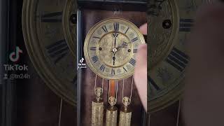 One of Best German Repeater Regulator Clock foryou clock antiqueclock wallclock shorts tn24h [upl. by Soilissav]