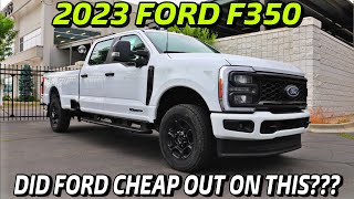 2023 Ford F350 STX Powerstroke Notice Anything Different With This STX Build [upl. by Ardnasela]