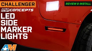 20152023 Challenger MP Concepts LED Side Marker Lights Rear Review amp Install [upl. by Suedaht]