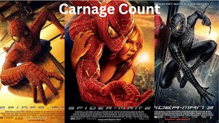 SpiderMan Trilogy Carnage Count [upl. by Farver]