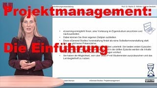 Projektmanagement  Die Einführung [upl. by Borgeson]