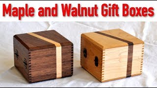 Maple and Walnut Jewelry Box [upl. by Otilegna]