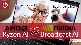 Zoom AI Battle Ryzen AI vs Nvidia Broadcast AI [upl. by Kowtko]