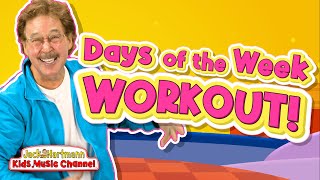 Seven Days of the Week Workout  Jack Hartmann [upl. by Inaja]