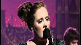 Adele  Chasing Pavements Live Debut on The Late Show with David Letterman [upl. by Araid]