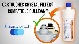 Guide Cartouche Crystal Filter QCF201  202 Compatible Culligan [upl. by Benedick]