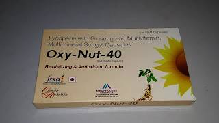 best multivitamin maltiminerallycopene and ginseng capsules oxynut40 capsules [upl. by Hills933]