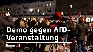 Vosgerau berichtet über PotsdamTreffen  300 Menschen protestieren [upl. by Aihsenet893]