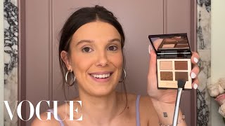 Millie Bobby Browns Date Night Beauty Routine  Beauty Secrets  Vogue [upl. by Naitirb]