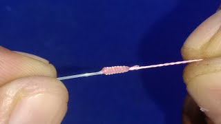 The neatest way to connect braid fishing line to fluorocarbon Best fishing knots [upl. by Brigit]