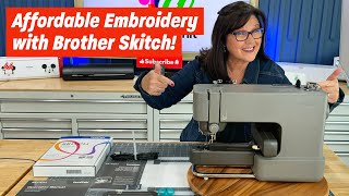 Brother Skitch PP1 Embroidery Machine Review and First Project [upl. by Westfahl]