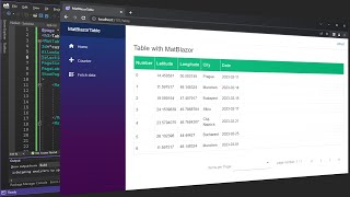 4 MatBlazorMatTable [upl. by Nikolia]