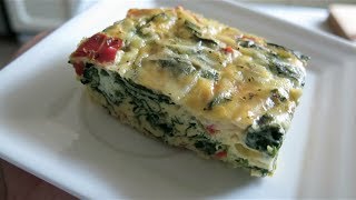 Easy Healthy Spinach Egg Casserole Luscious amp Keto friendly [upl. by Drofnil385]