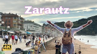 Zarautz  The most Beautiful Village in Spain  4K walking Tour part2 [upl. by Ninehc]