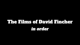 The Films of David Fincher [upl. by Euridice]